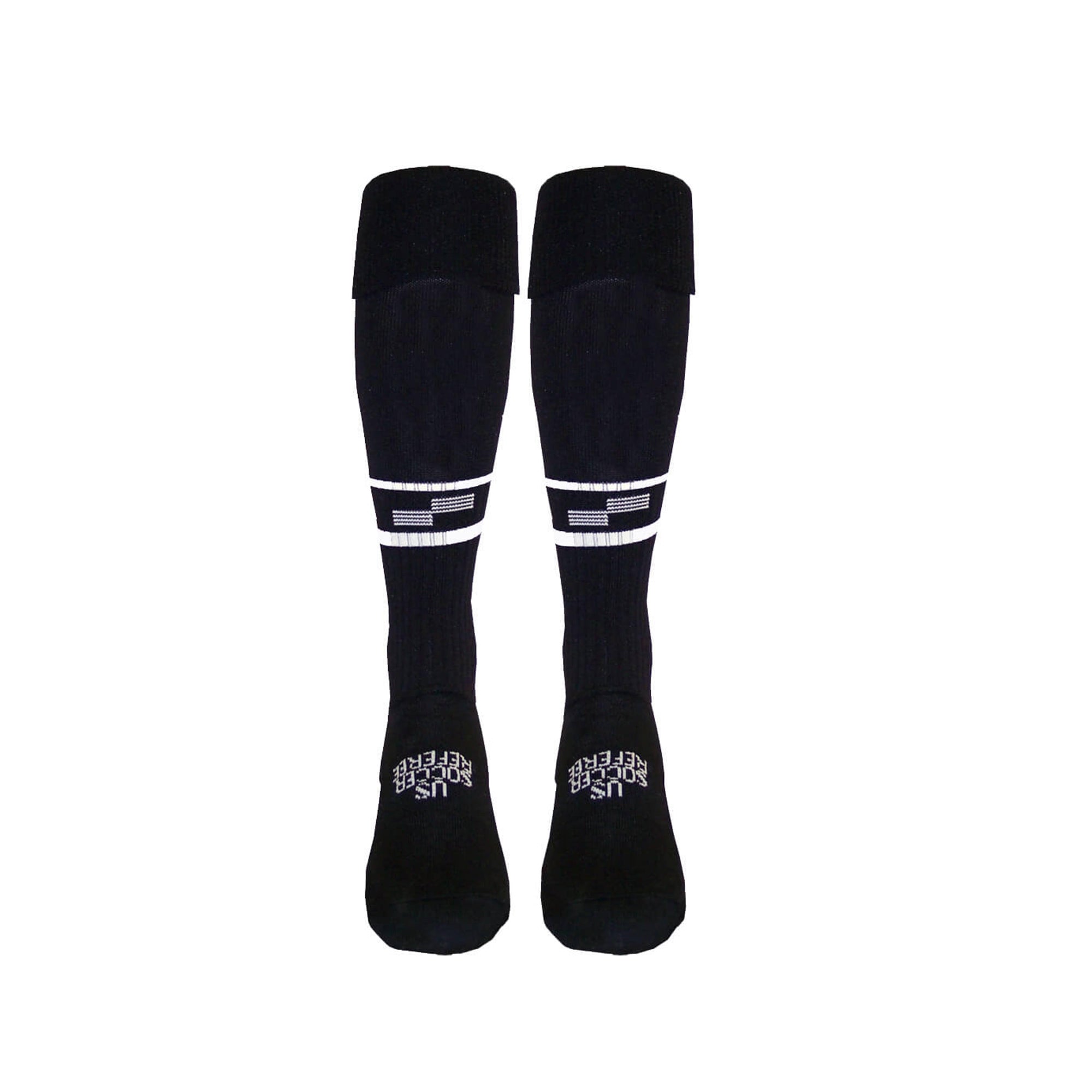 OFFICIAL SPORTS U.S SOCCER TWO STRIPE REFEREE SOCKS