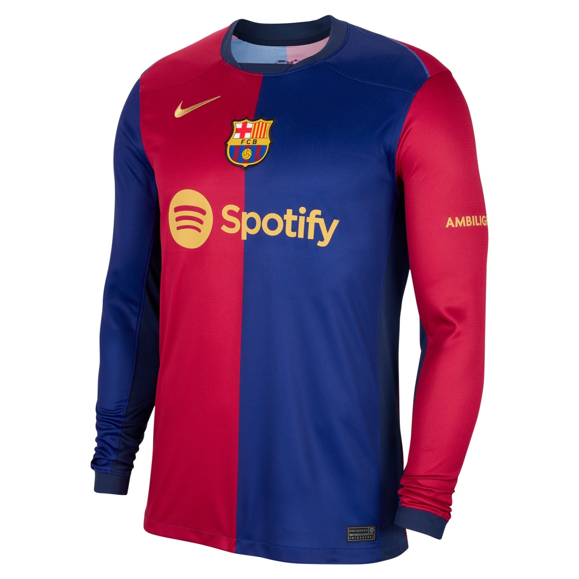 NIKE MENS BARCELONA HOME 24/25 LS REPLICA JERSEY