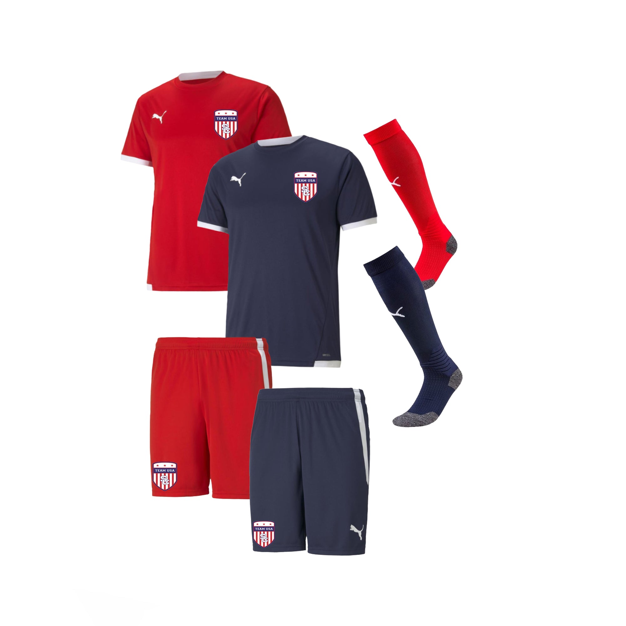 TEAM USA ADULT PLAYER KIT - PUMA TEAM LIGA 25